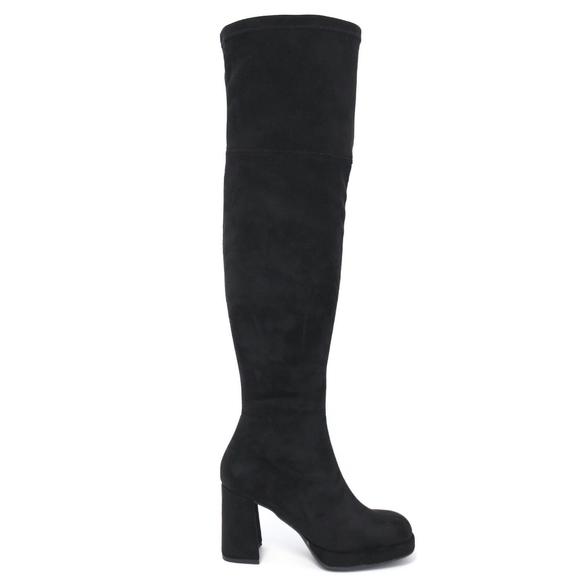 NEW WONDERS jackson suede boot in black - Picture 2 of 5